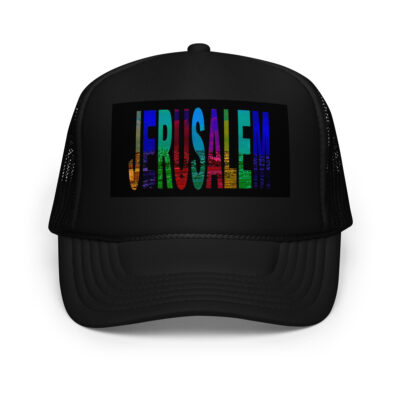 Foam trucker hat Israel jerusalem 001