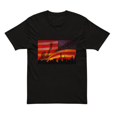 mens-premium-short-sleeve-tee-black-front-69c629481385e.jpg Cotton Heritage MC1082 I Men's Premium Short Sleeve Tee world t-shirt USA new York 005