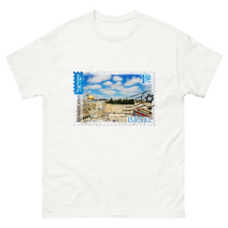 Unisex classic tee israel jerusalem kotel 001
