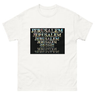 Unisex classic tee israel jerusalem 006