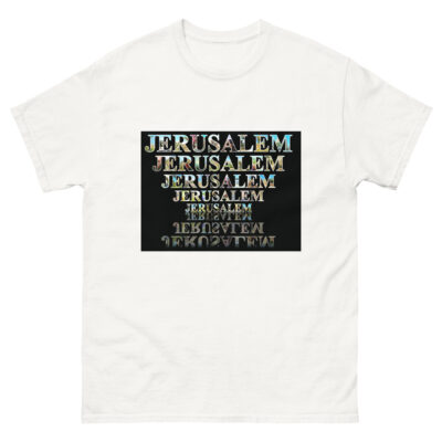 unisex-classic-tee-white-front-69c70bfc611d0.jpg Unisex classic tee israel jerusalem 006
