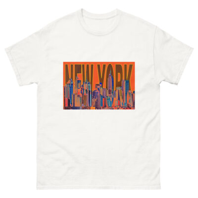 Unisex classic tee world t-shirt new york 002