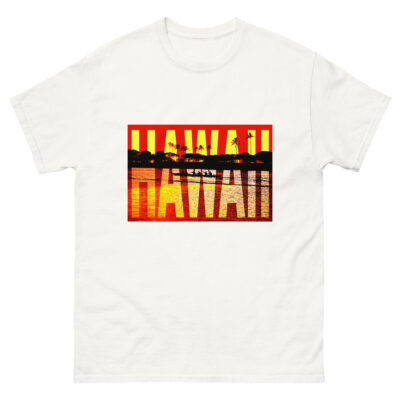Unisex classic tee world t-shirt Hawaii 001