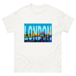 Unisex classic tee world t-shirt England London 003