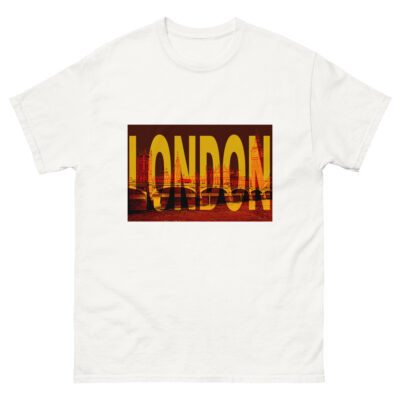 Unisex classic tee world t-shirt England London 002