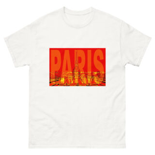 Unisex classic tee world t-shirt France Paris 001