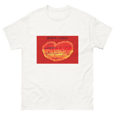 Unisex classic tee world t-shirt monaco monte carlo 003