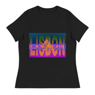 Women's Relaxed T-Shirt world t-shirt Portugal Lisbon 001