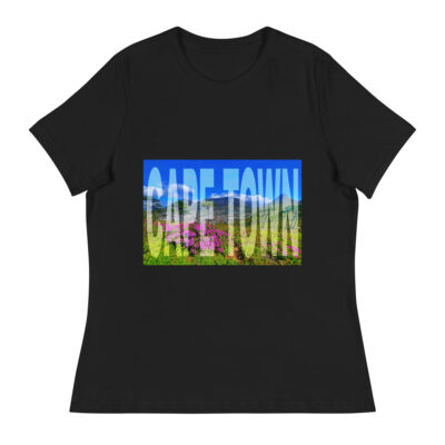 Women's Relaxed T-Shirt world t-shirt South Africa cape town 001
