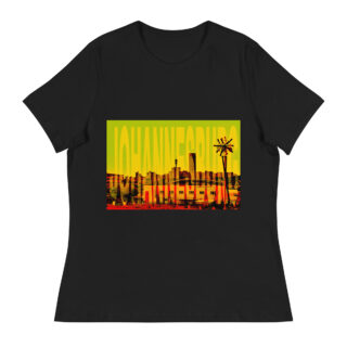 Women's Relaxed T-Shirt world t-shirt South Africa Johannesburg 002