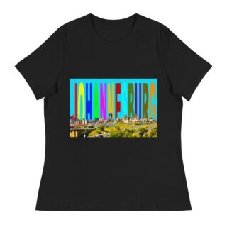 Women's Relaxed T-Shirt world t-shirt England London 001