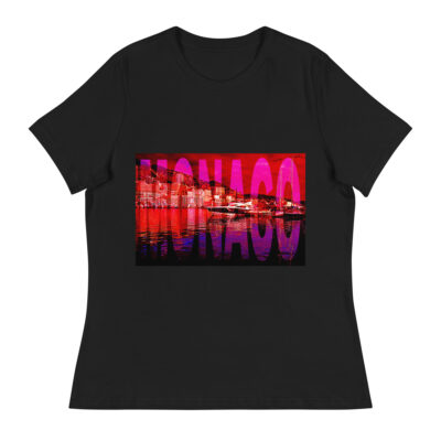 Women's Relaxed T-Shirt world t-shirt Monaco monte Carlo 002