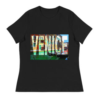 Women's Relaxed T-Shirt world t-shirt Italy Venice 004