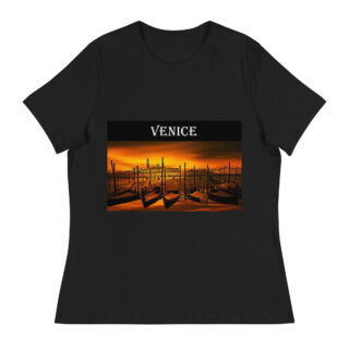 Women's Relaxed T-Shirt world t-shirt Italy Venice 001