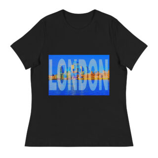Women's Relaxed T-Shirt world t-shirt England London 001