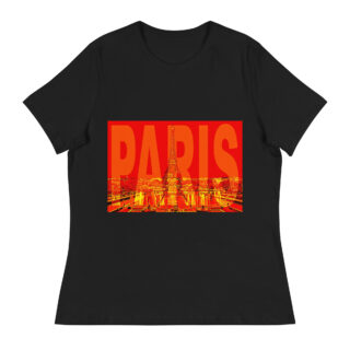 Women's Relaxed T-Shirt world t-shirt France Paris 006
