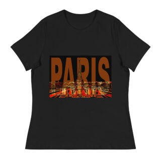 Women's Relaxed T-Shirt world t-shirt France Paris 005