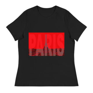 Women's Relaxed T-Shirt world t-shirt France Paris 004