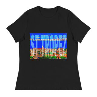 Women's Relaxed T-Shirt world t-shirt France saint Tropez 002