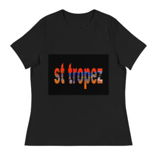 Women's Relaxed T-Shirt world t-shirt France saint Tropez 001