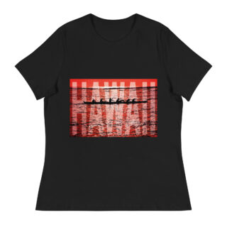 Women's Relaxed T-Shirt world t-shirt USA Hawaii 001