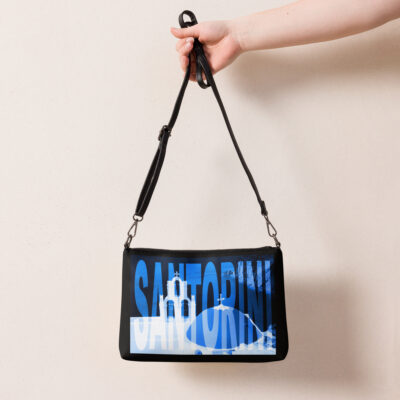 Crossbody bag world travel Greece santorini 001