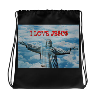 Drawstring bag I LOVE JESUS 001