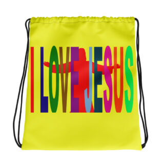 Drawstring bag I LOVE JESUS 006