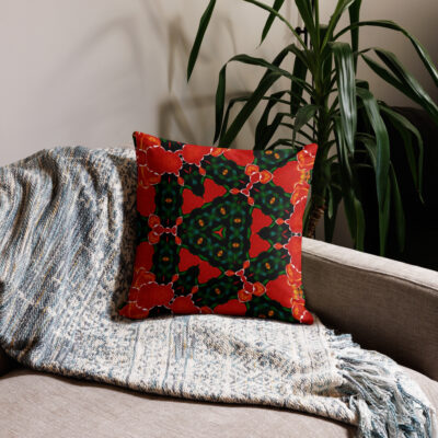 Premium Pillow bold and beautiful 18″×18″ 007