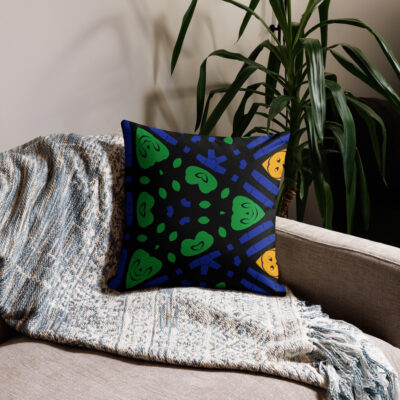 Premium Pillow bold and beautiful 18″×18″ 022