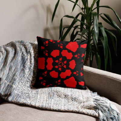 Premium Pillow bold and beautiful 18″×18″ 011