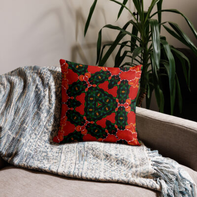 Premium Pillow bold and beautiful 18″×18″ 007