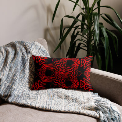 Premium Pillow bold and beautiful 20″×12″ 014