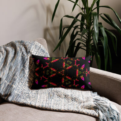 Premium Pillow bold and beautiful 20″×12″ 001
