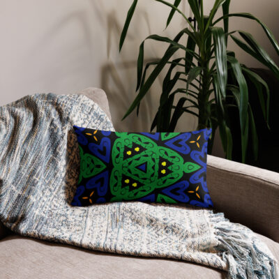 Premium Pillow bold and beautiful 20″×12″ 032