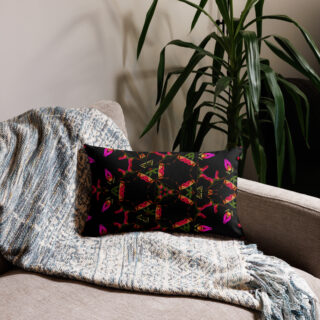 Premium Pillow bold and beautiful 20″×12″ 001