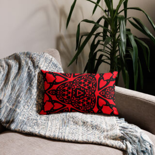 Premium Pillow bold and beautiful 20″×12″ 023