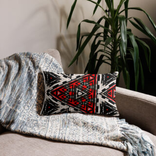 Premium Pillow bold and beautiful 20″×12″ 025