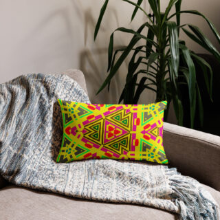 Premium Pillow bold and beautiful 20″×12″ 028