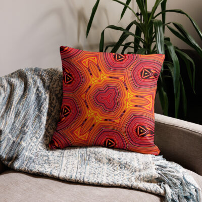 Premium Pillow bold and beautiful 22″×22″ 003