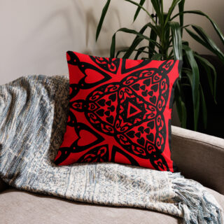 Premium Pillow bold and beautiful 22″×22″ 023