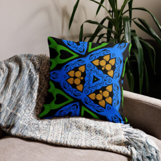 Premium Pillow bold and beautiful 22″×22″ 024
