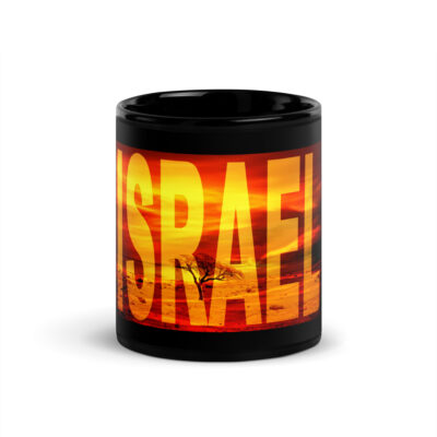 Black Glossy Mug Israel 002