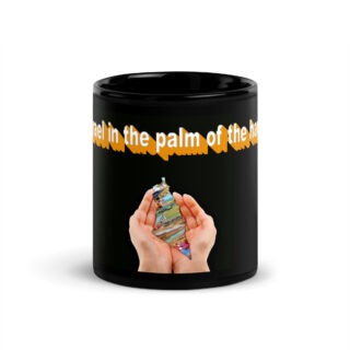 Black Glossy Mug Israel 008