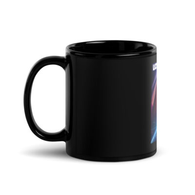 Black Glossy Mug lion of Judah Israel 002