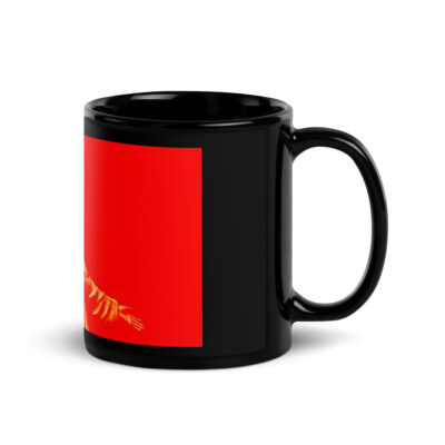 Black Glossy Mug JESUS 002