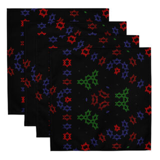 Cloth napkin set Israel 009