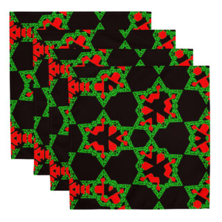 Cloth napkin set Israel 008