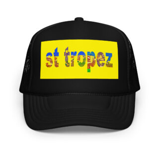 Foam trucker hat world travel france st tropez 001
