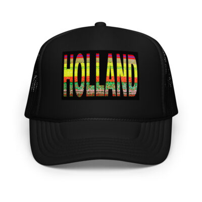 Foam trucker hat world travel Netherlands 001
